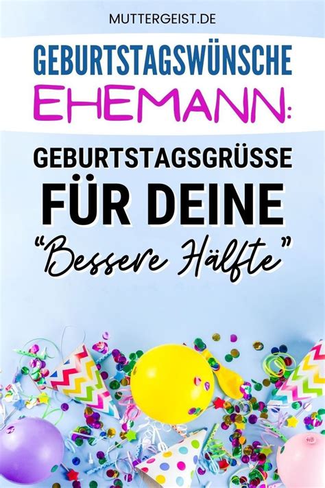 40. geburtstag ehemann